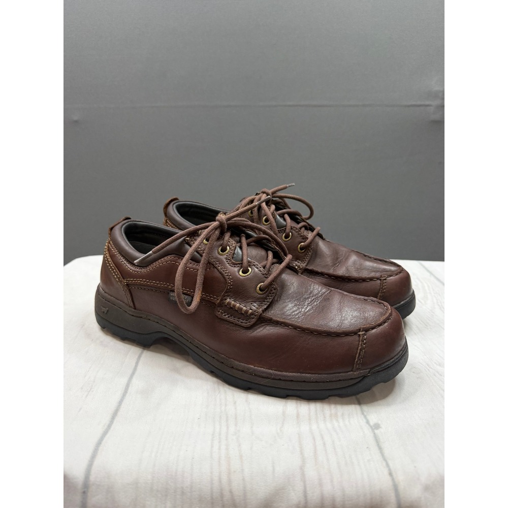 Irish Setter Kasota Oxford Mens Brown Leather Moc Toe Work Shoes 11 E2 3874